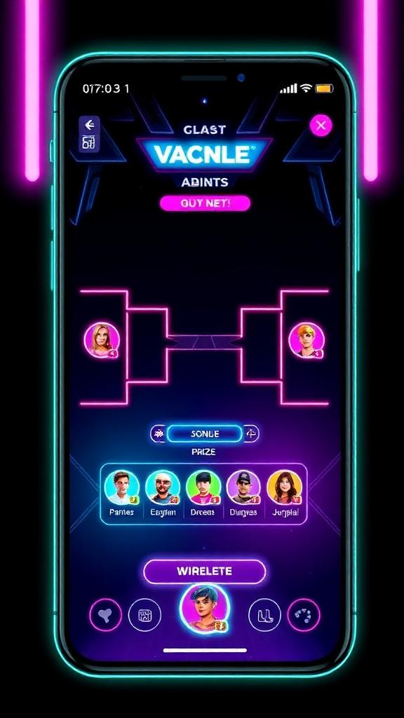 Color Clash — Tournament bracket screenshot
