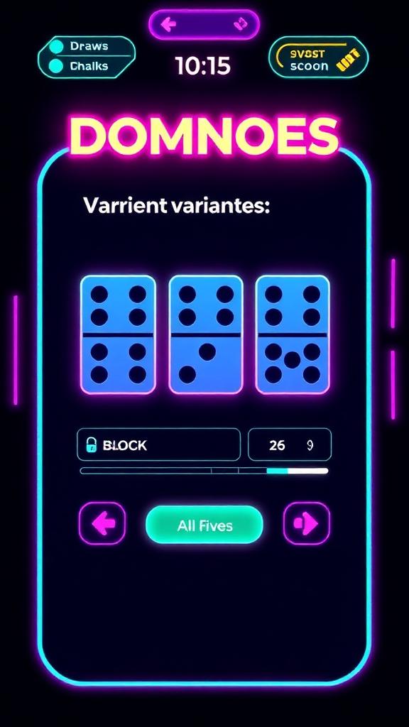 Domino Dash — Variant select screenshot