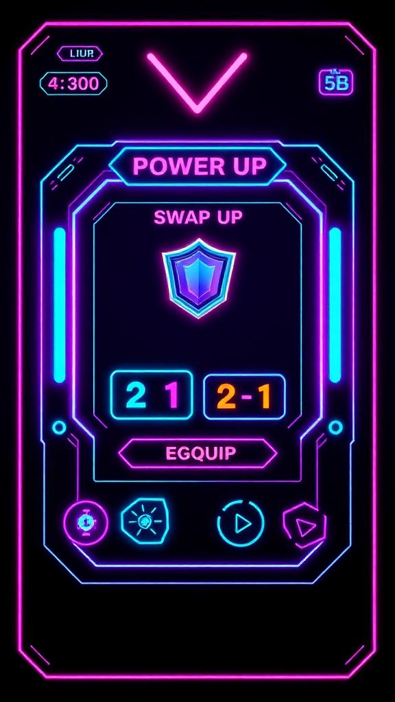 Snakes & Social — Power-up tray screenshot