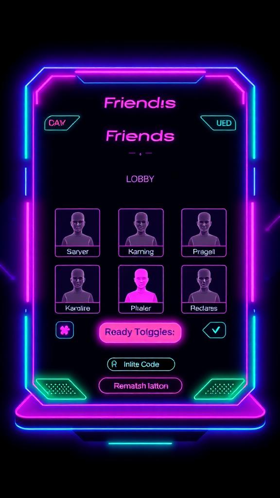 Snakes & Social — Friend lobby screenshot